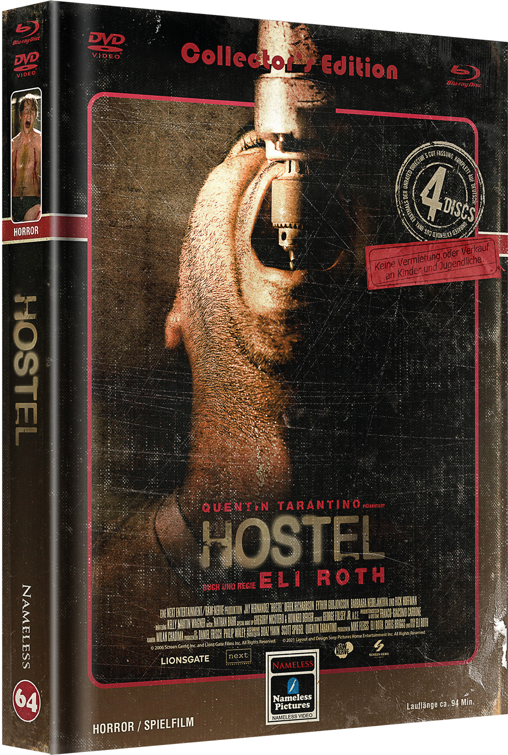 HOSTEL MEDIABOOK COVER A-RETRO