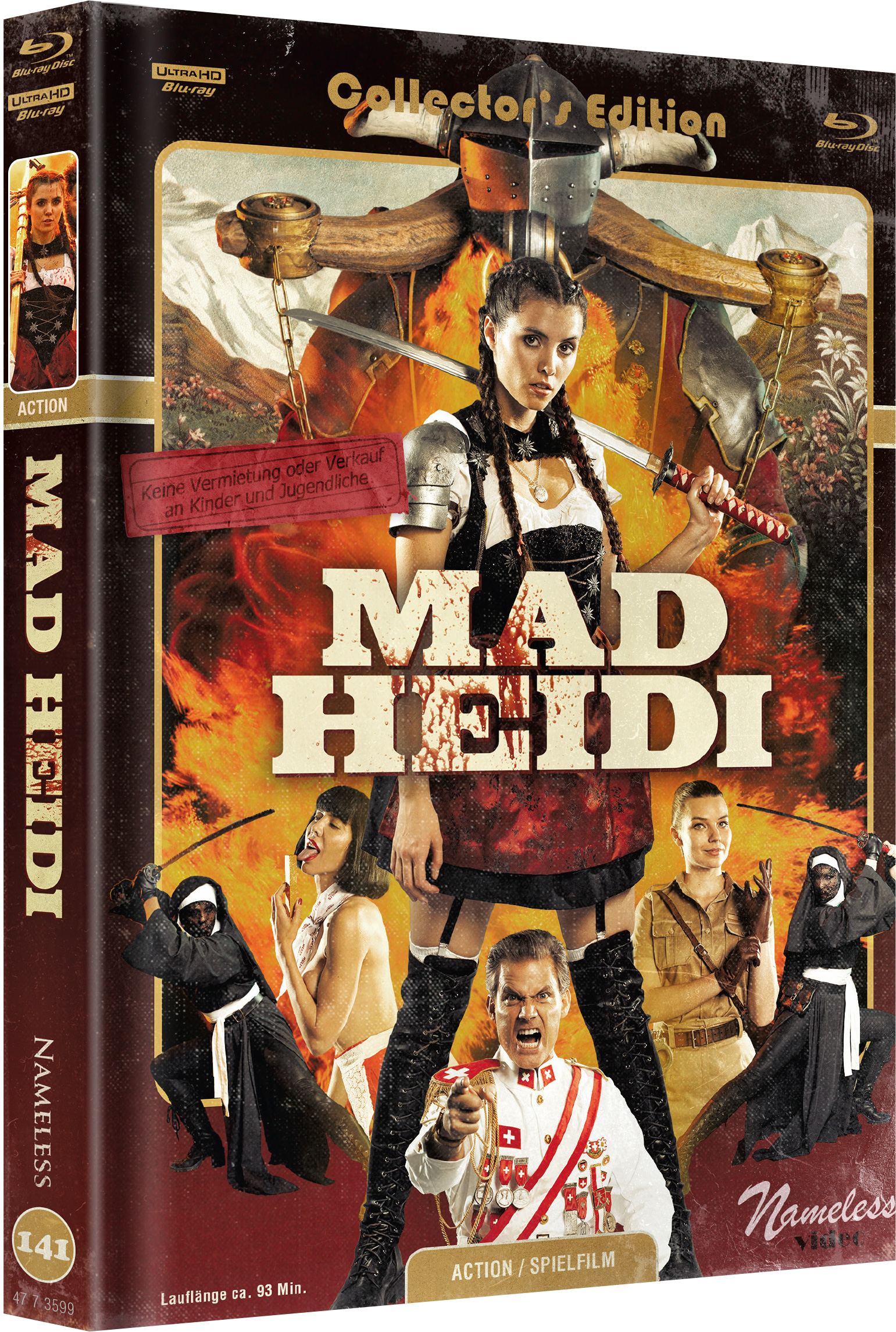 MAD HEIDI – COVER C – MEDIABOOK – BD/UHD/SOUNDTRACK CD