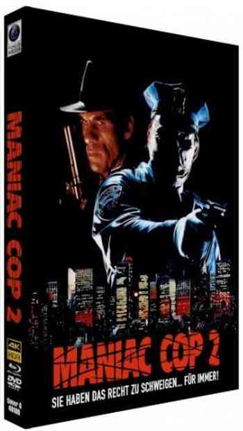 Maniac Cop 2 – Uncut Mediabook – 4K Ultra HD/BD/DVD Cover A